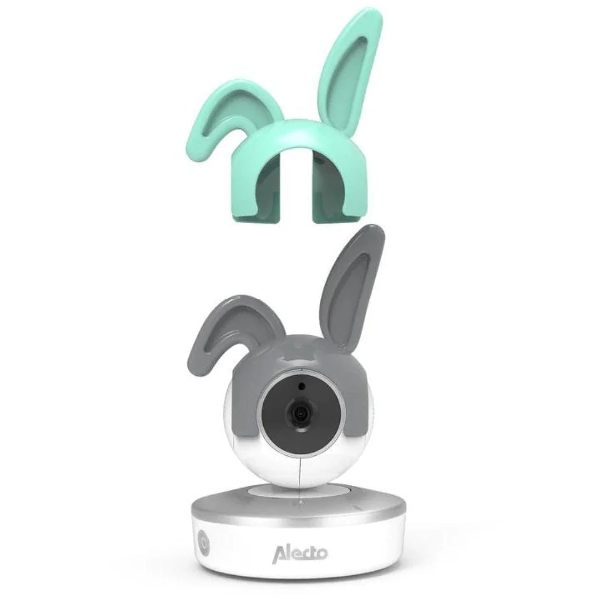 Alecto Babyfoon Divm-Ears Cover Konijnenoren Grijs En Groen Voor Smartbaby10 & Divm-850 - Image 4