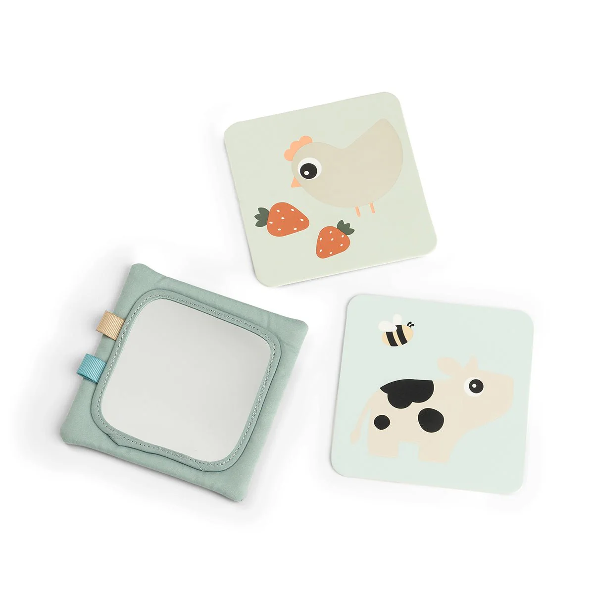 Baby contrast card holder Tiny farm Green - Image 2