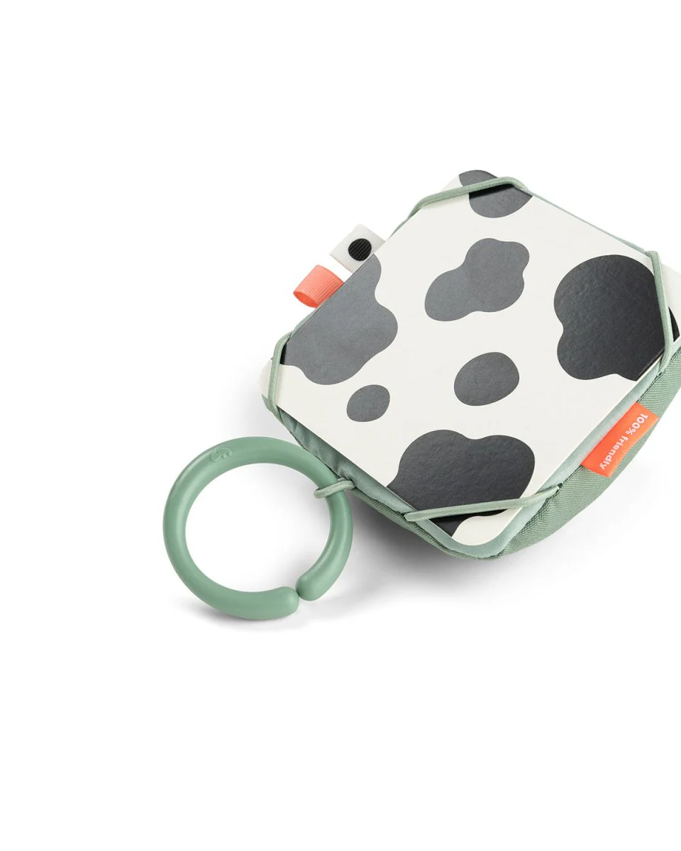 Baby contrast card holder Tiny farm Green - Image 4