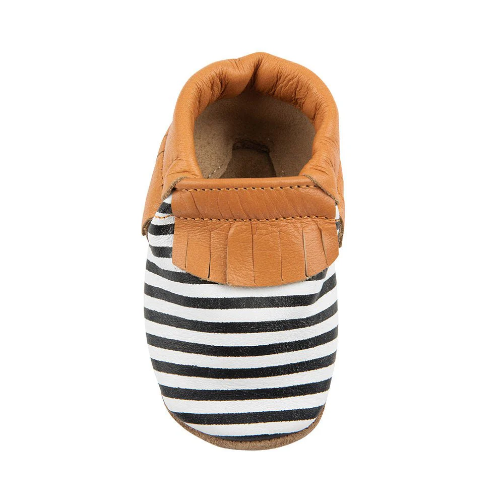 Baby Dutch Baby Schoentjes Gestreept Zwart/Wit - Image 3