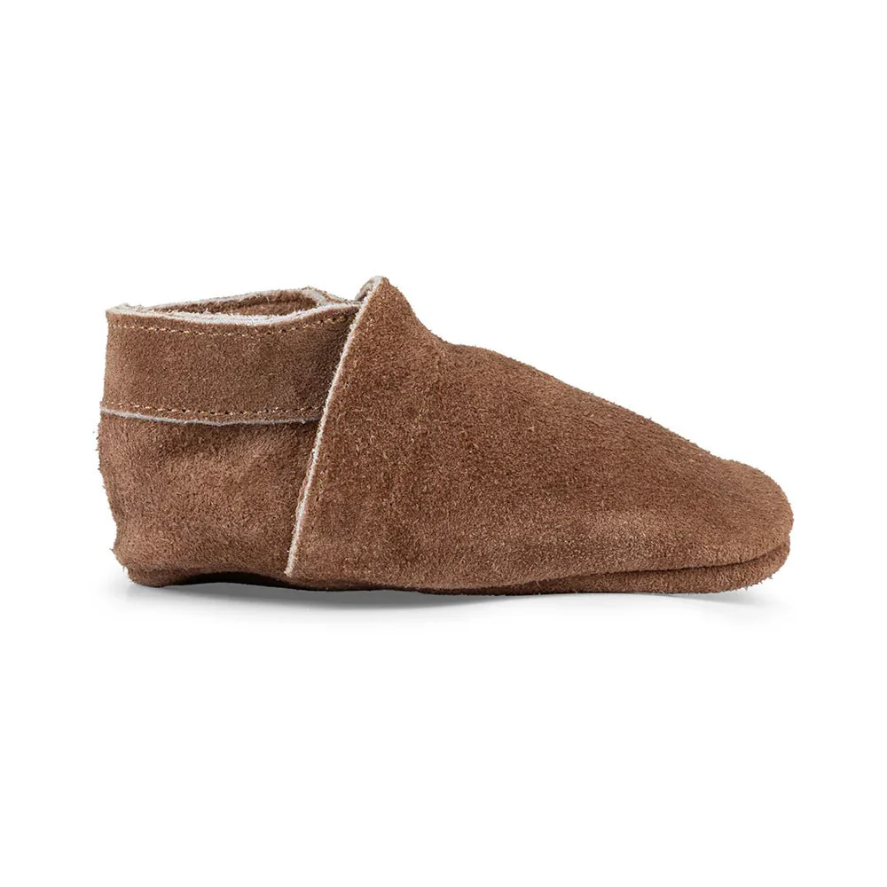 Baby Dutch Babyslofjes Uni Dark Brown Suède - Image 2
