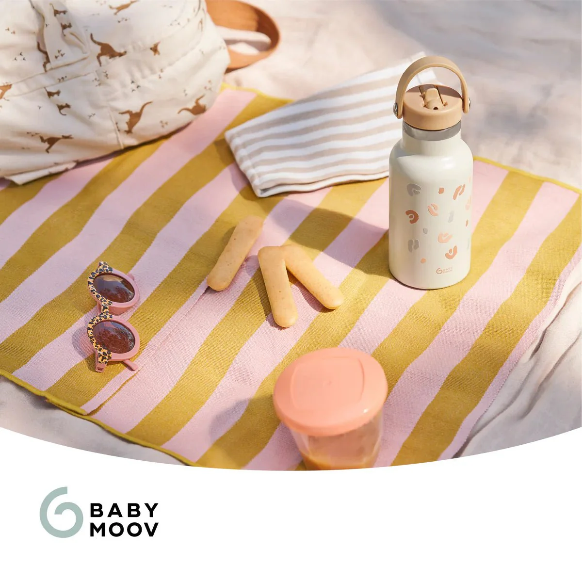 Babymoov Little Explorer Geïsoleerde RVS Drinkfles Ivory - Image 5