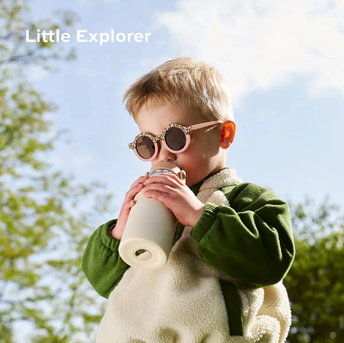 Babymoov Little Explorer Geïsoleerde RVS Drinkfles Ivory - Image 6