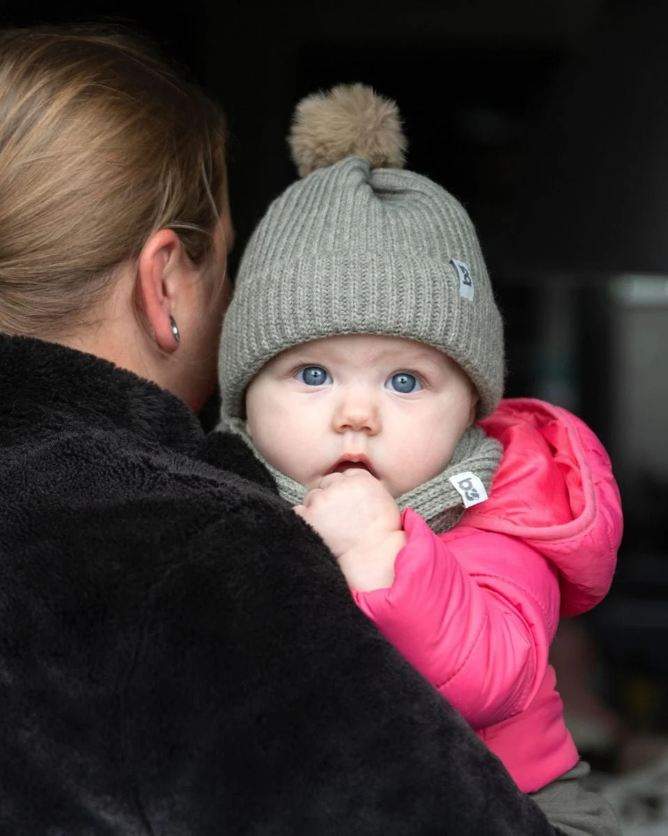 Baby's Only Babymutsje met Pompon Cool Urban Green 3-36Mnd - Image 3