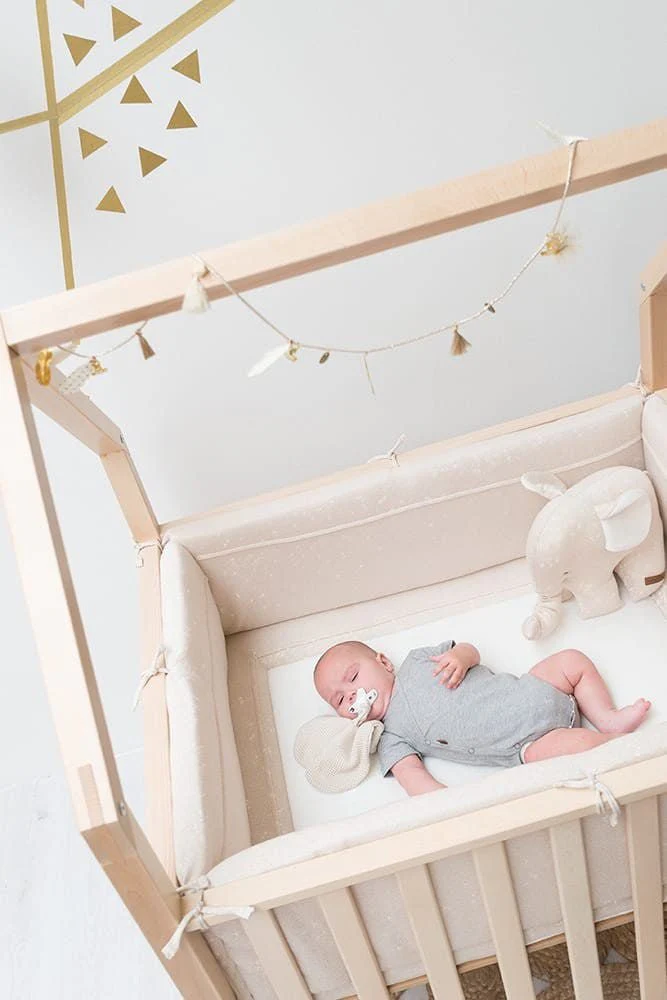 Baby's Only Boxkleed Sparkle Melee Zilvergrijs 80x100cm - Image 4