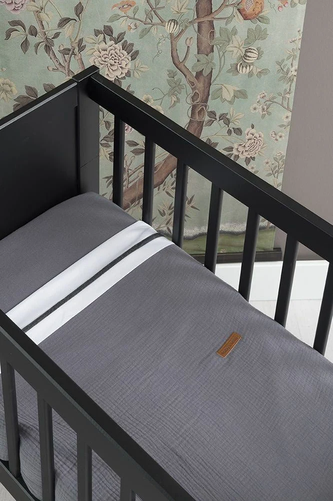 Baby's Only Dekbedovertrek Breeze Grijs 100x135cm - Image 3