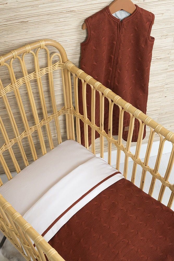 Baby's Only Dekbedovertrek Cable Brique 100x135cm - Image 2
