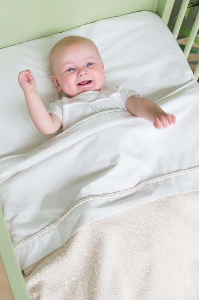 Baby's Only Dekbedovertrek Sparkle Melee Goudmint 100x135 cm - Image 4