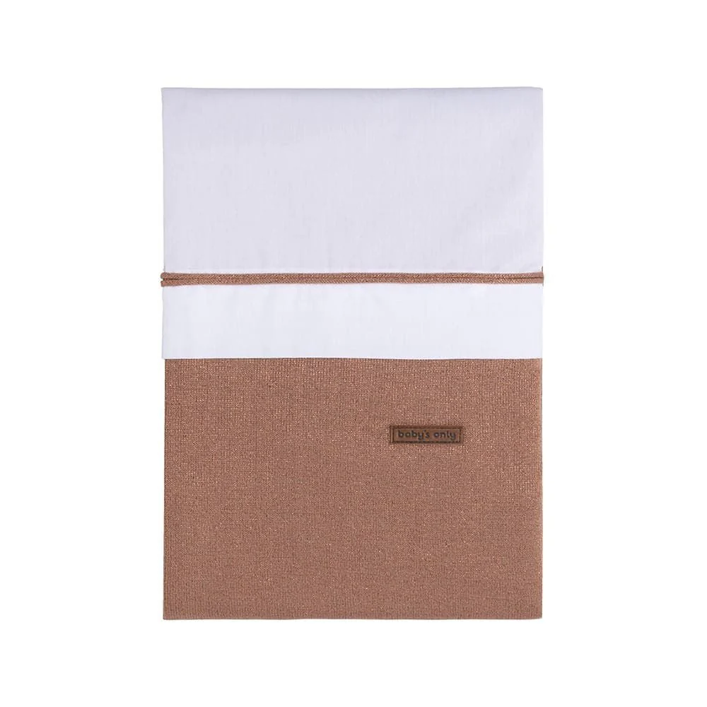 Baby's Only Dekbedovertrek Sparkle Melee Koperhoney 100x135 cm