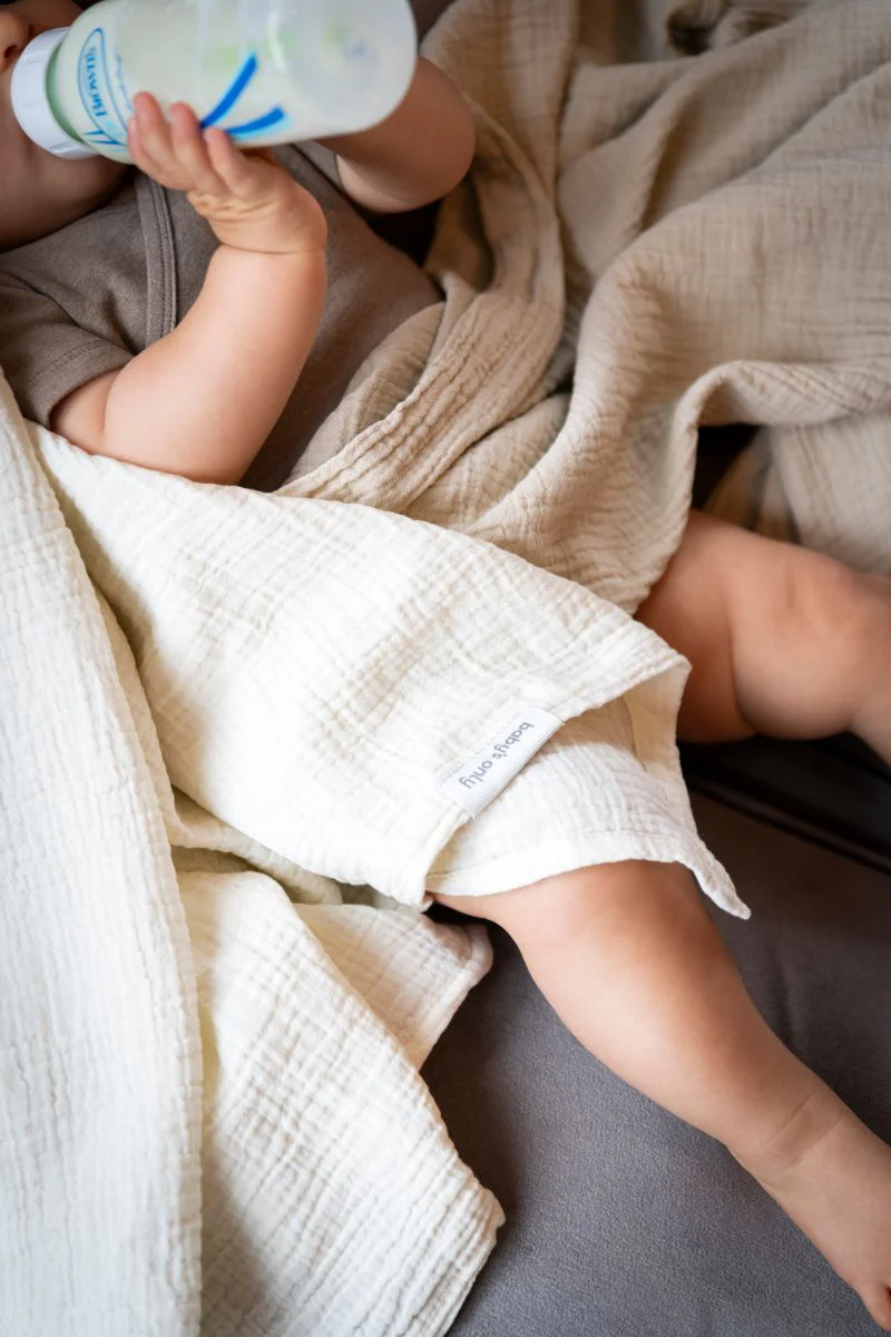 Baby's Only Hydrofiele Doek Tender Beige/Linen 65X65Cm 2-Pack - Image 2