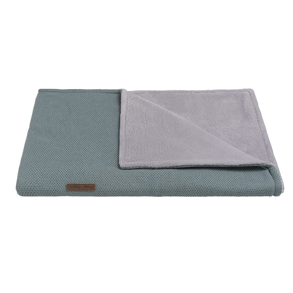 Baby's Only Ledikantdeken Teddy Classic Stonegreen - Image 2