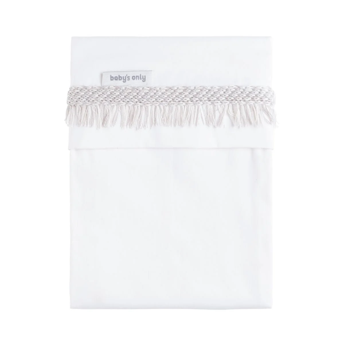 Baby's Only Ledikantlaken Gebreide Bies Happiness Urban Taupe/Ecru 120X150 Cm