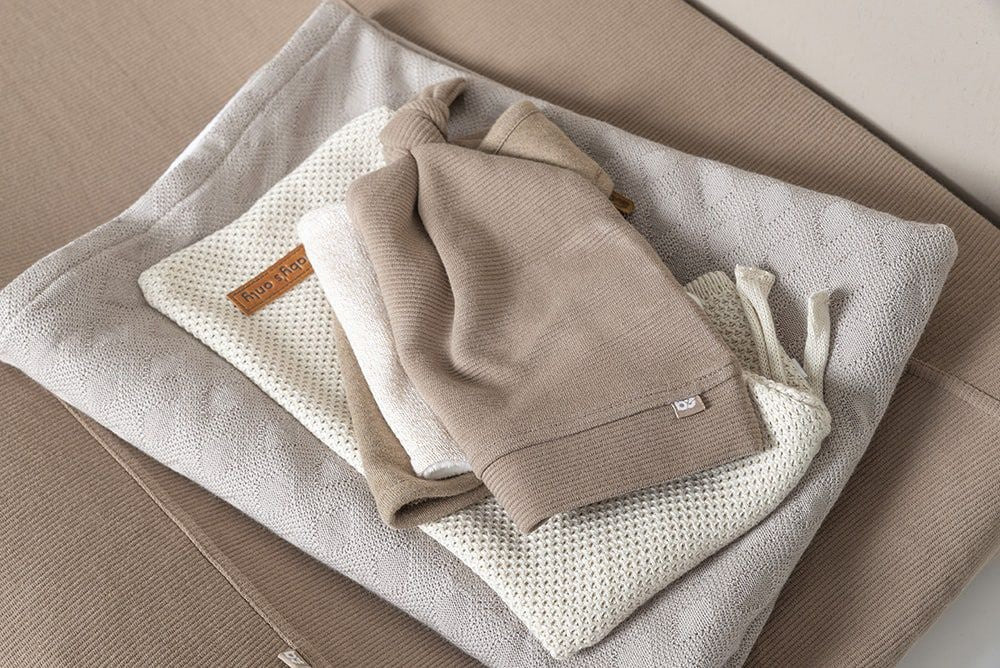 Baby's Only Wiegdeken Chenille Reef Urban Taupe - Image 4