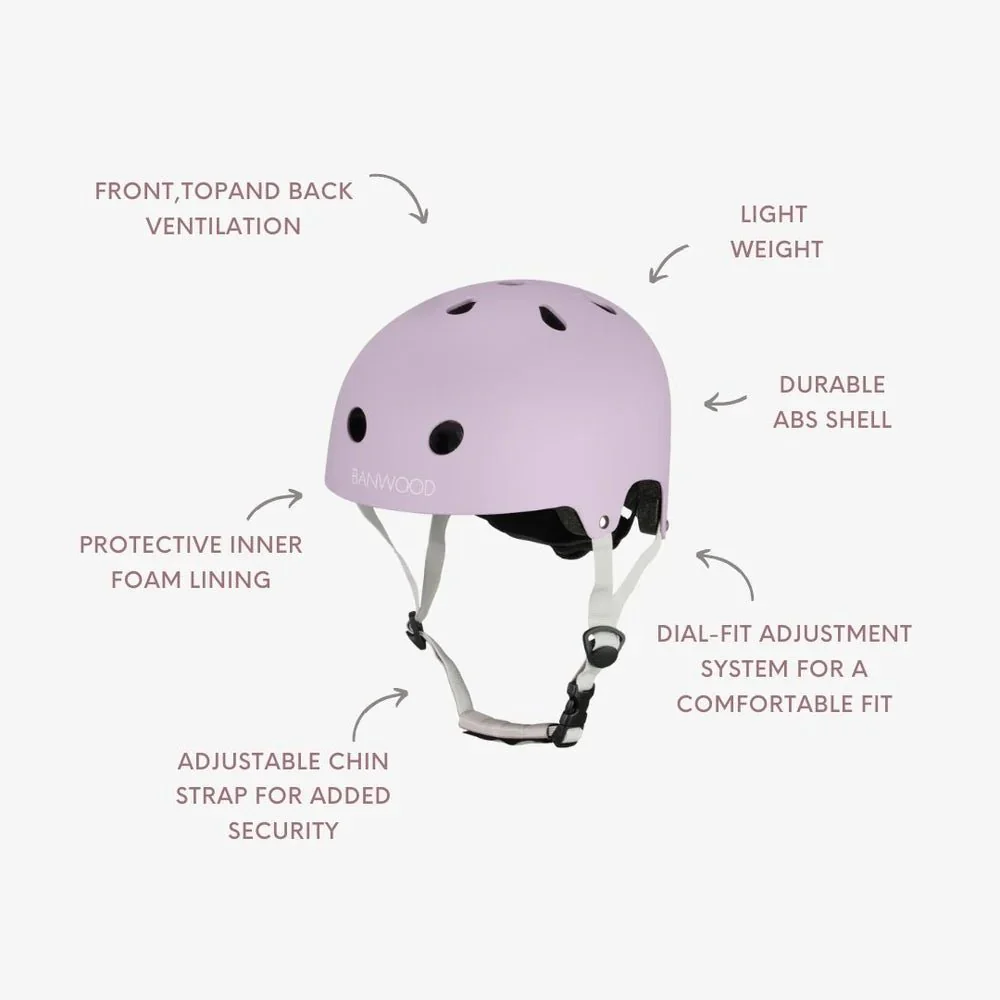 Banwood Kinderhelm Eco Lavender - Image 5