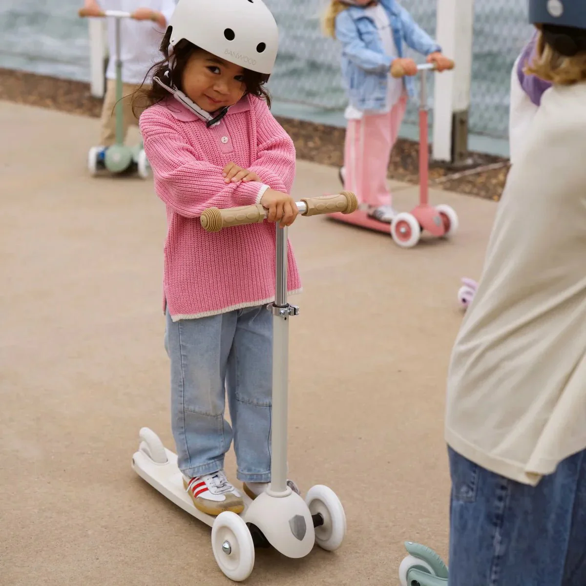 Banwood Kinderstep Eco Ivory met Mandje - Image 13