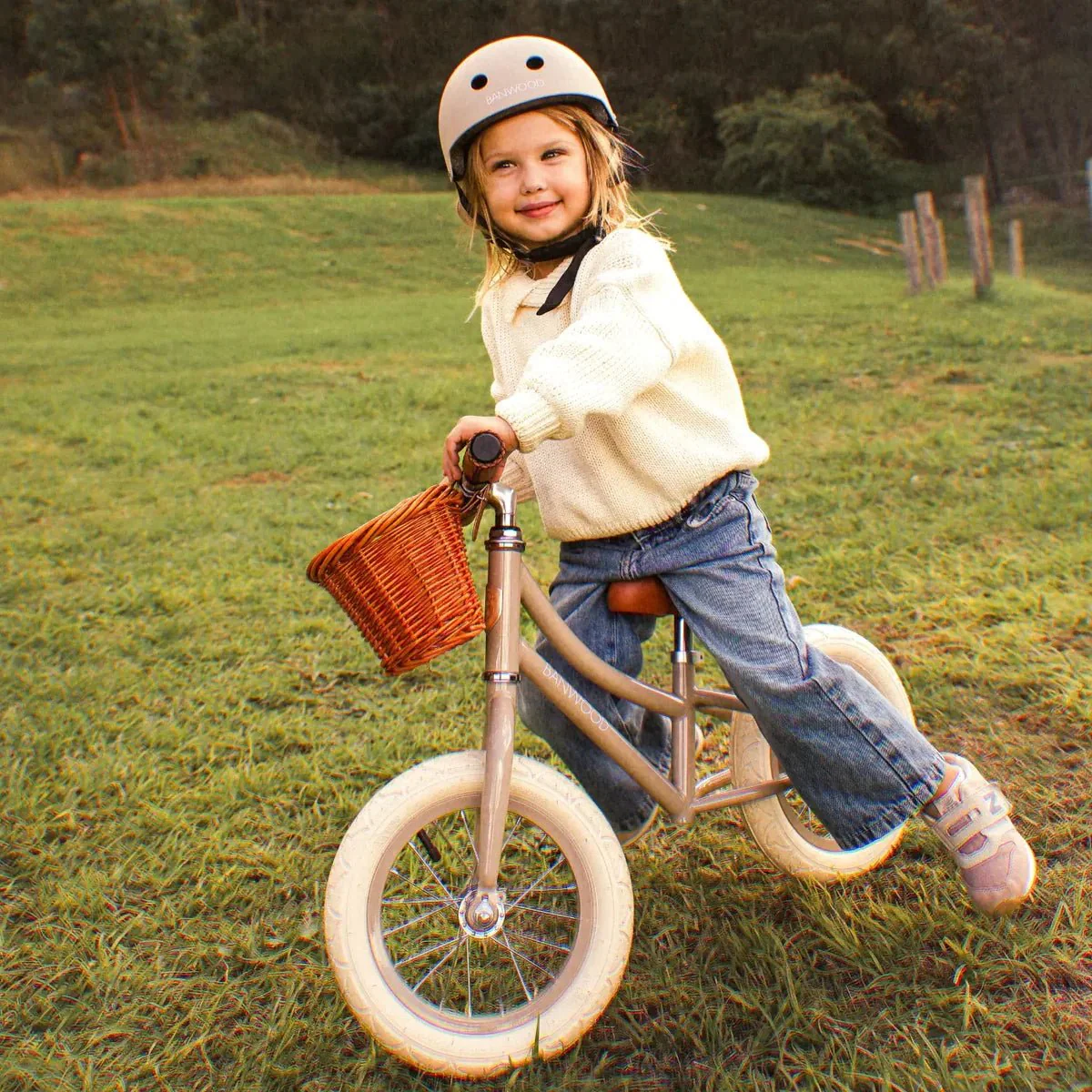 Banwood Loopfiets First Go Beige - Image 8