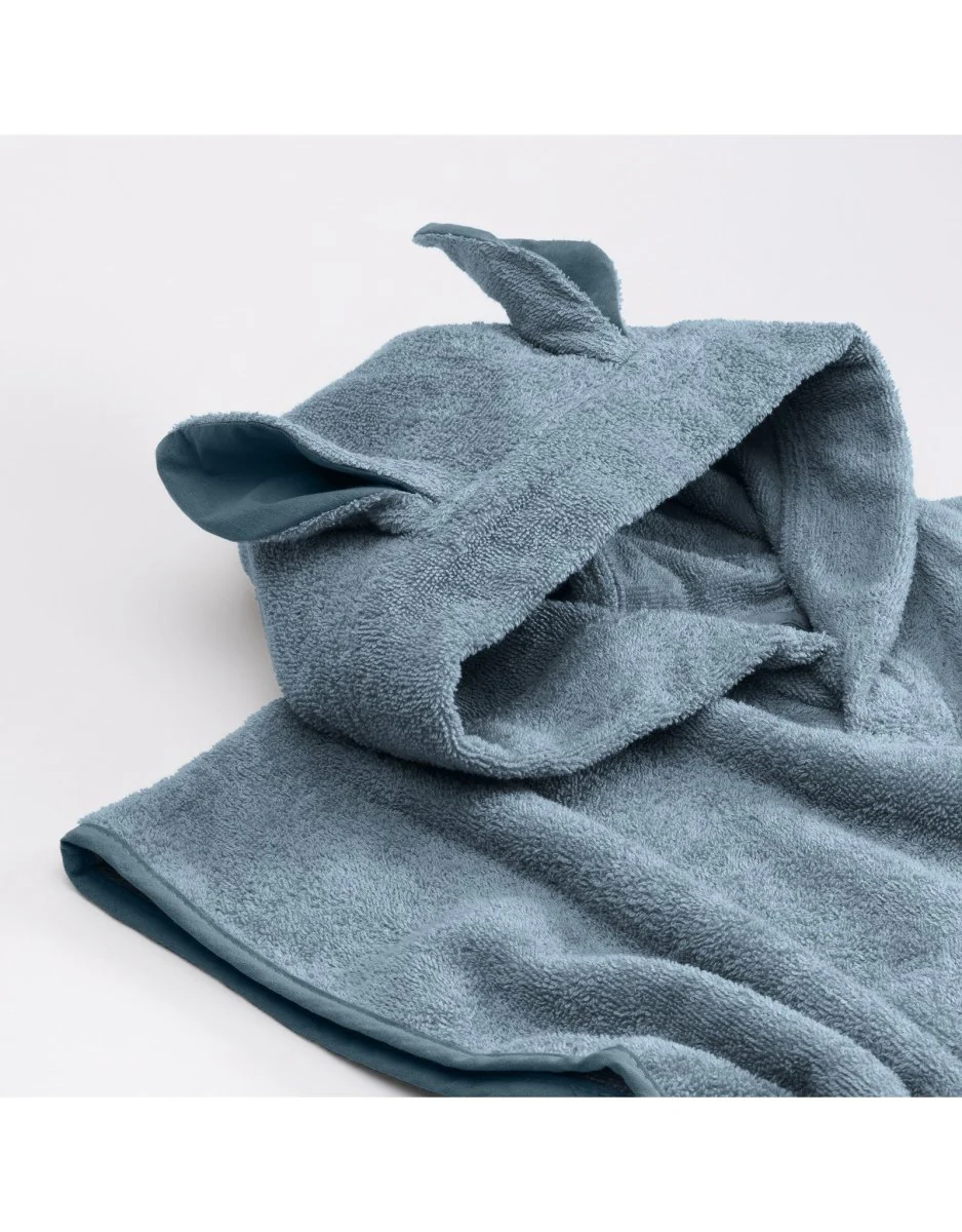 BIBS Badcape Baby Poncho Kangaroo Petrol - Image 3