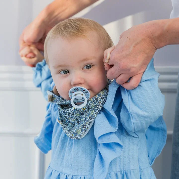 BIBS Slabbetje Bandana Liberty Capel Fossil Grey - Image 3