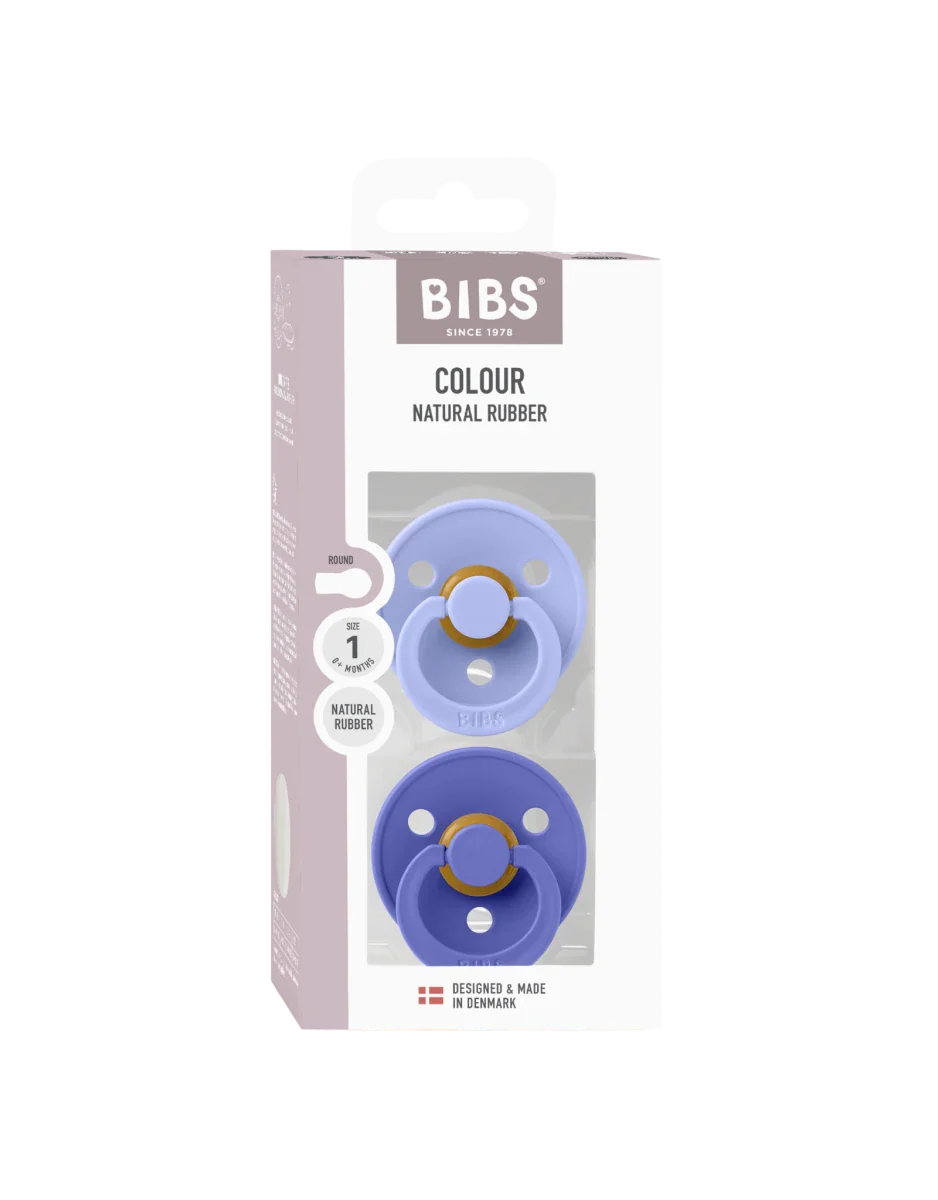 BIBS Speen Maat 1 Colour Latex Hush/Grape 2St - Image 7