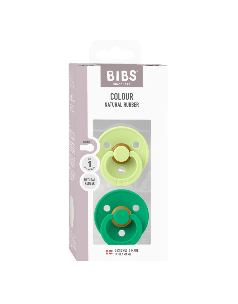 BIBS Speen Maat 1 Colour Latex Matcha/Cactus 2St - Image 7
