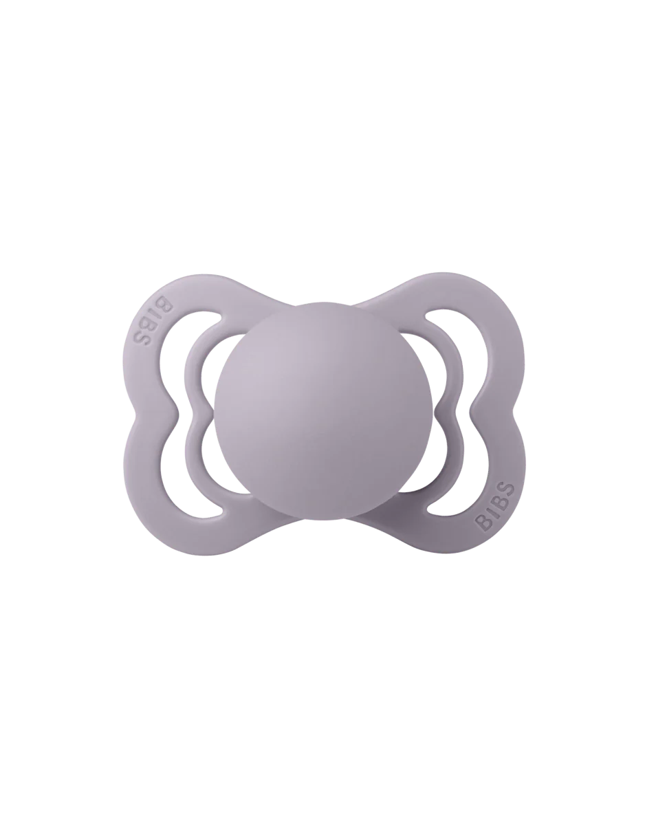 BIBS Speen Maat 1 – Natuurlijk Latex, BPA-vrij – Fossil Grey - Image 2