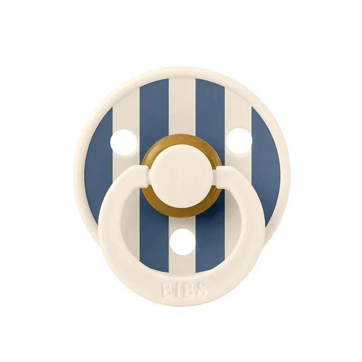 BIBS Speen Maat 1 Pin/Ivory Steel Blue 2St - Image 2