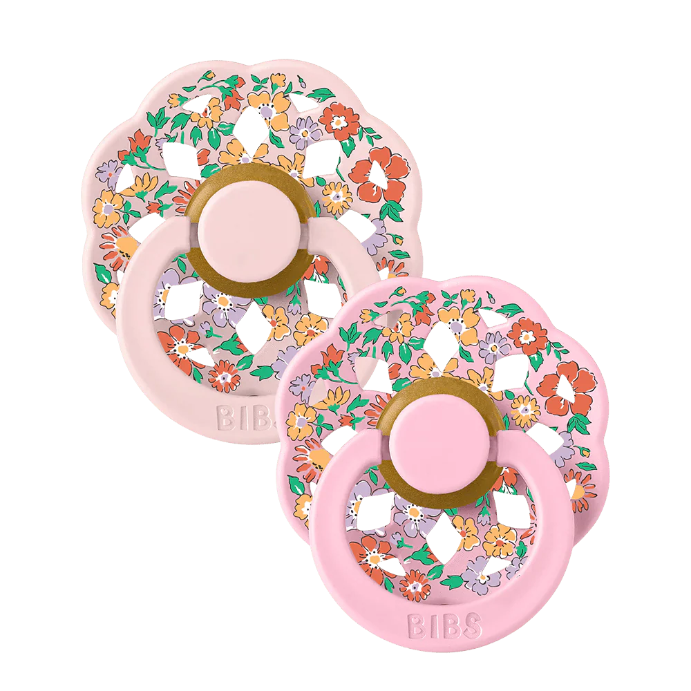BIBS Speen Maat 1 X Liberty Pacifier Boheme Oscar Meadow Blossom Mix 2St