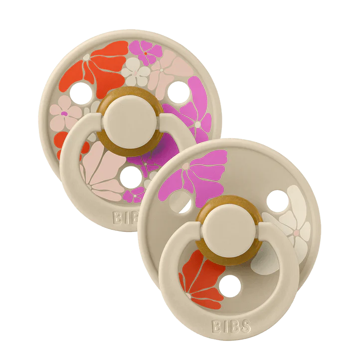 BIBS Speen Maat 2 Bloom/Vanilla 2St