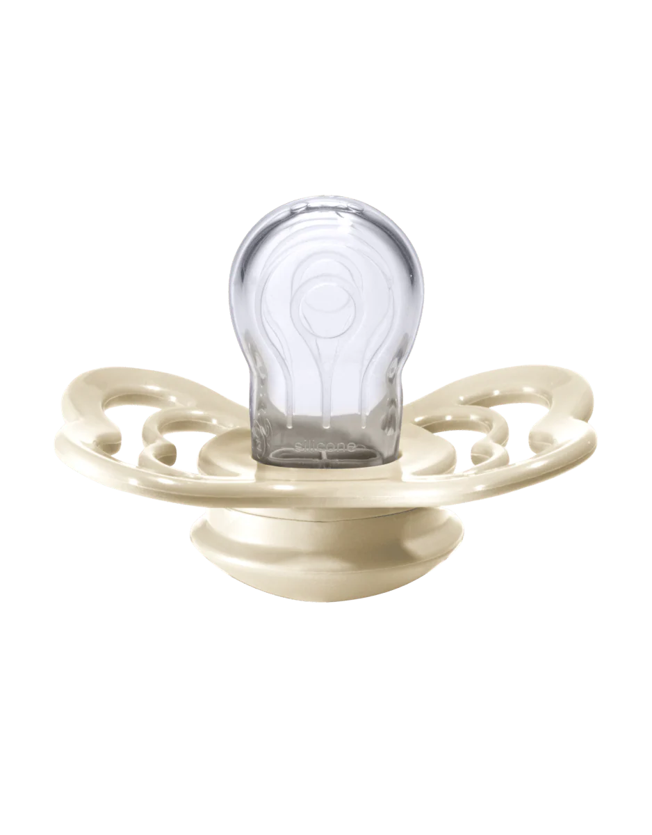 BIBS Speen Maat 2 Ivory/Sage Supreme Silicone 2st - Image 4