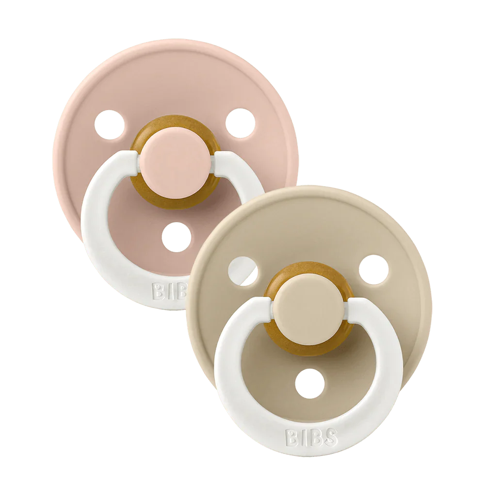 BIBS Speen Maat 2 Symmetrical Blush Glow/ Vanilla Glow 2St