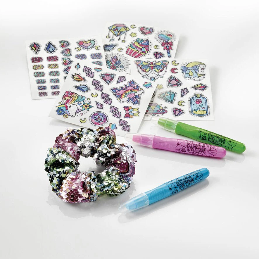 Bling Bling Tattoo, Nagel En Haar Koffer 8 delig - Image 3