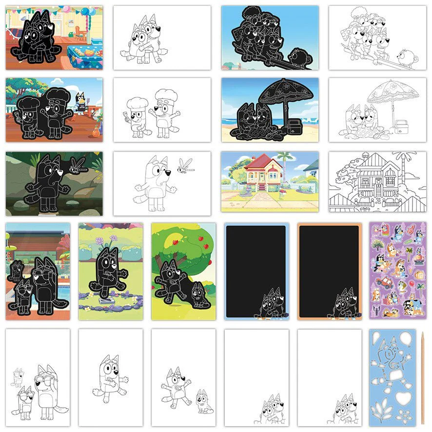 Bluey Knutsel Boek Krasboek - Image 2