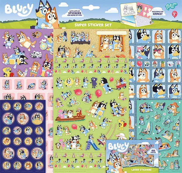 Bluey Stickers 7st - Image 6