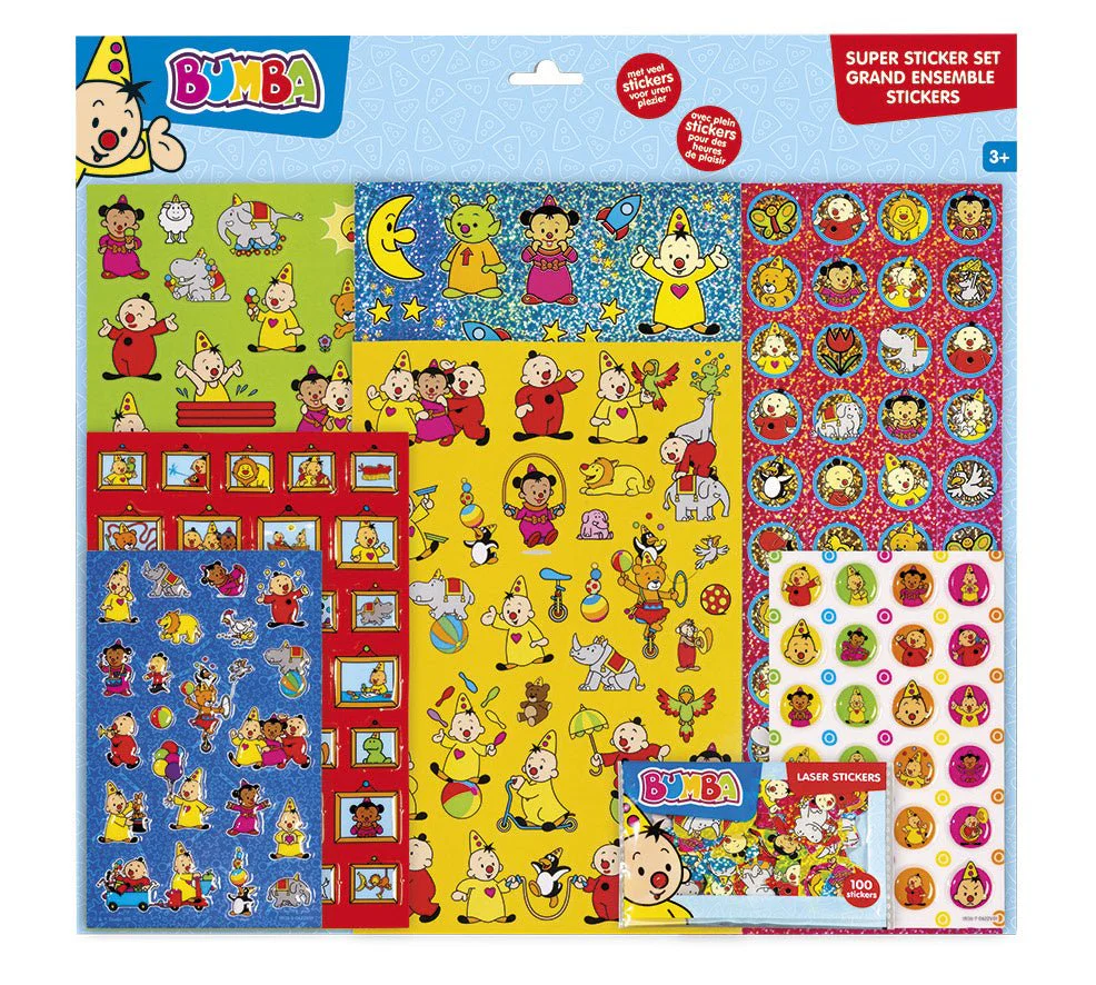 Bumba Stickerset 12 delig - Image 2