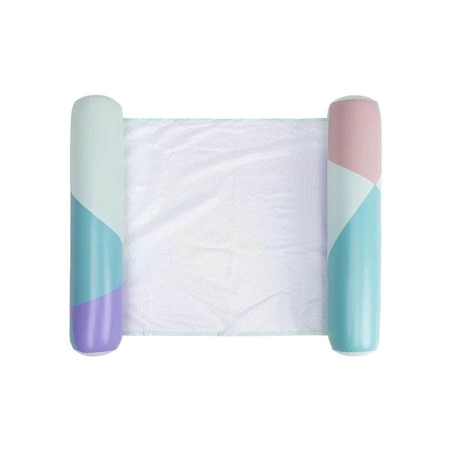 Colorblocking Opblaasbare Waterhangmat
