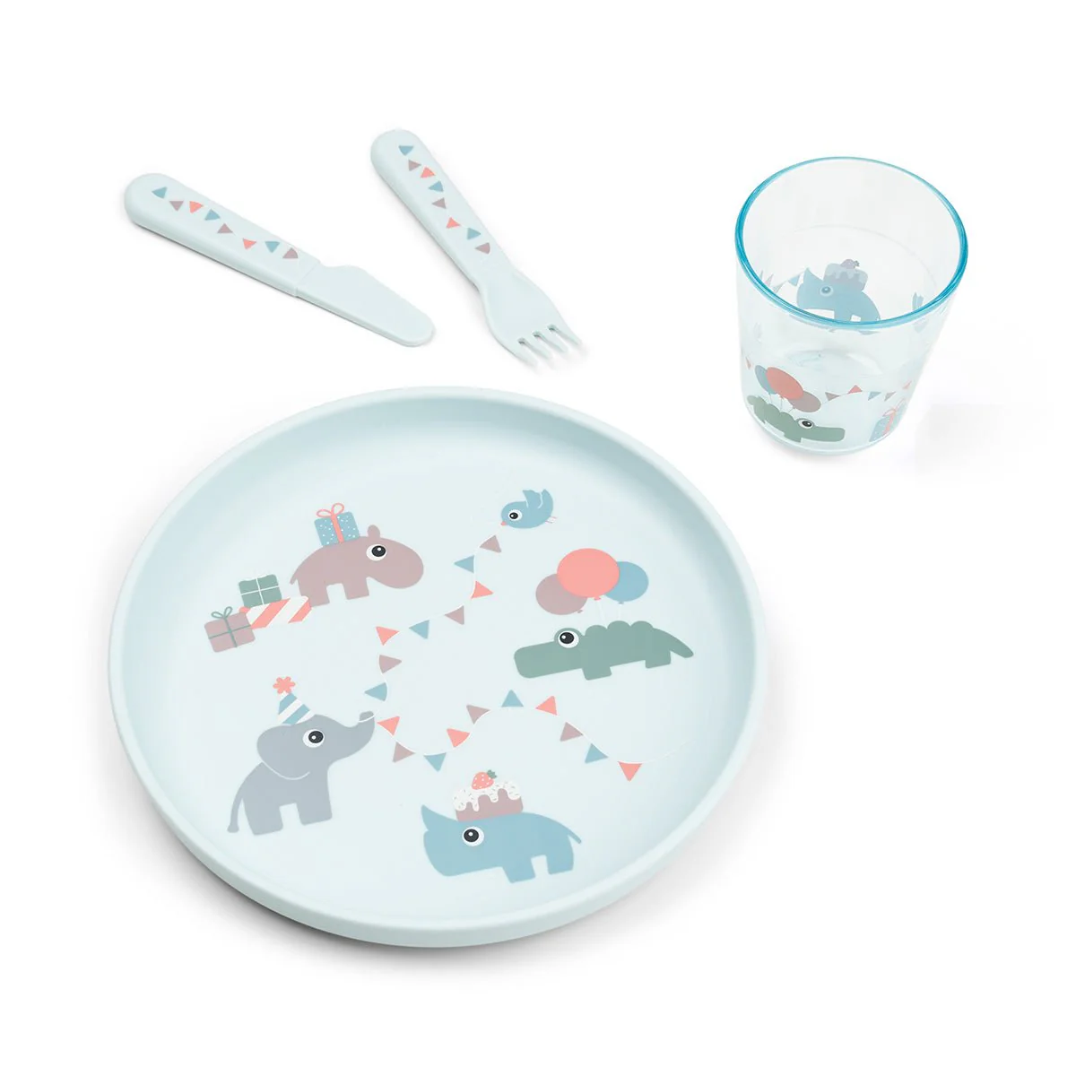 Done by Deer Kinderservies Set Celebration Blue