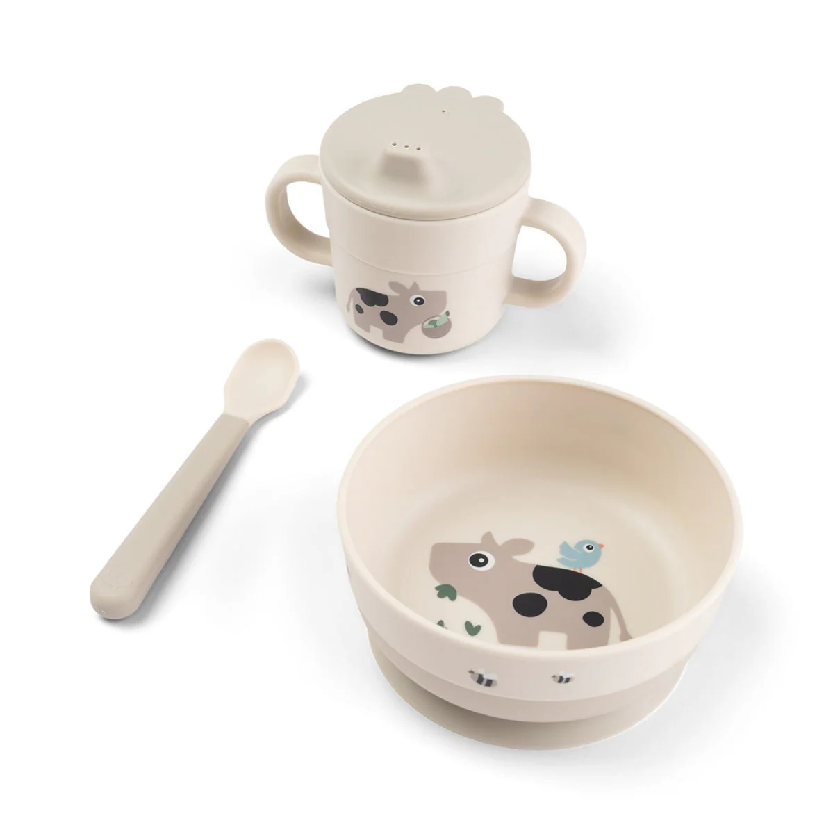 Done by Deer Kinderservies Set Foodie First Meal Set Suction Tiny Farm