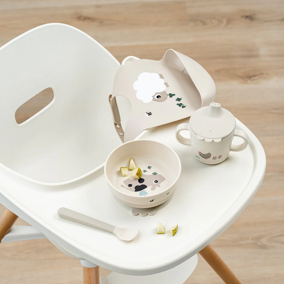 Done by Deer Kinderservies Set Foodie First Meal Set Suction Tiny Farm - Image 5