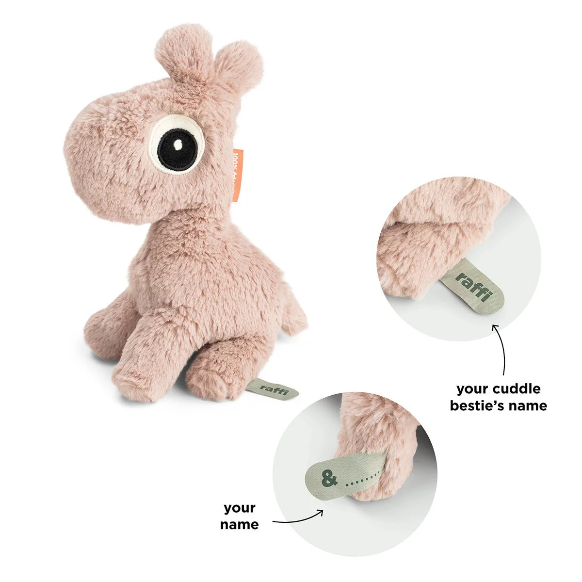 Done by Deer Knuffel Bestie Raffi Powder 26Cm - Image 2