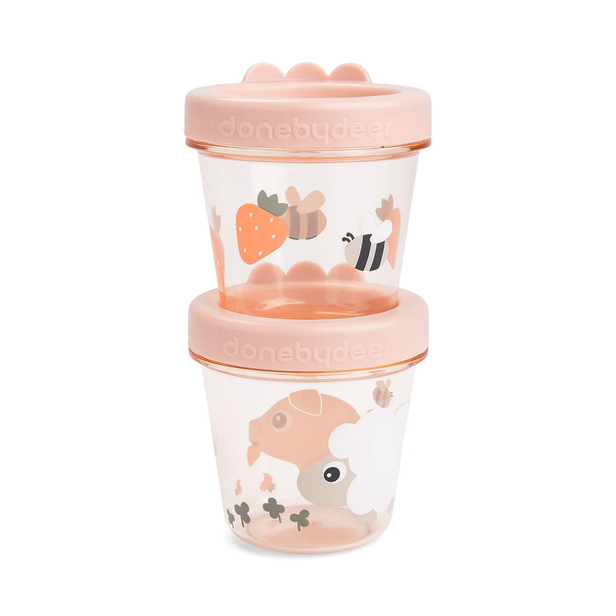 Done by Deer Opbergbakjes Tiny Farm 2St Roze