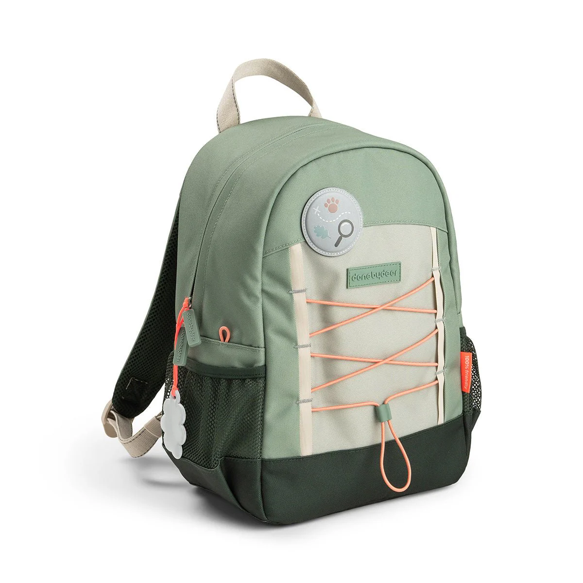 Done By Deer Rugtas Tiny Trails Green 13L