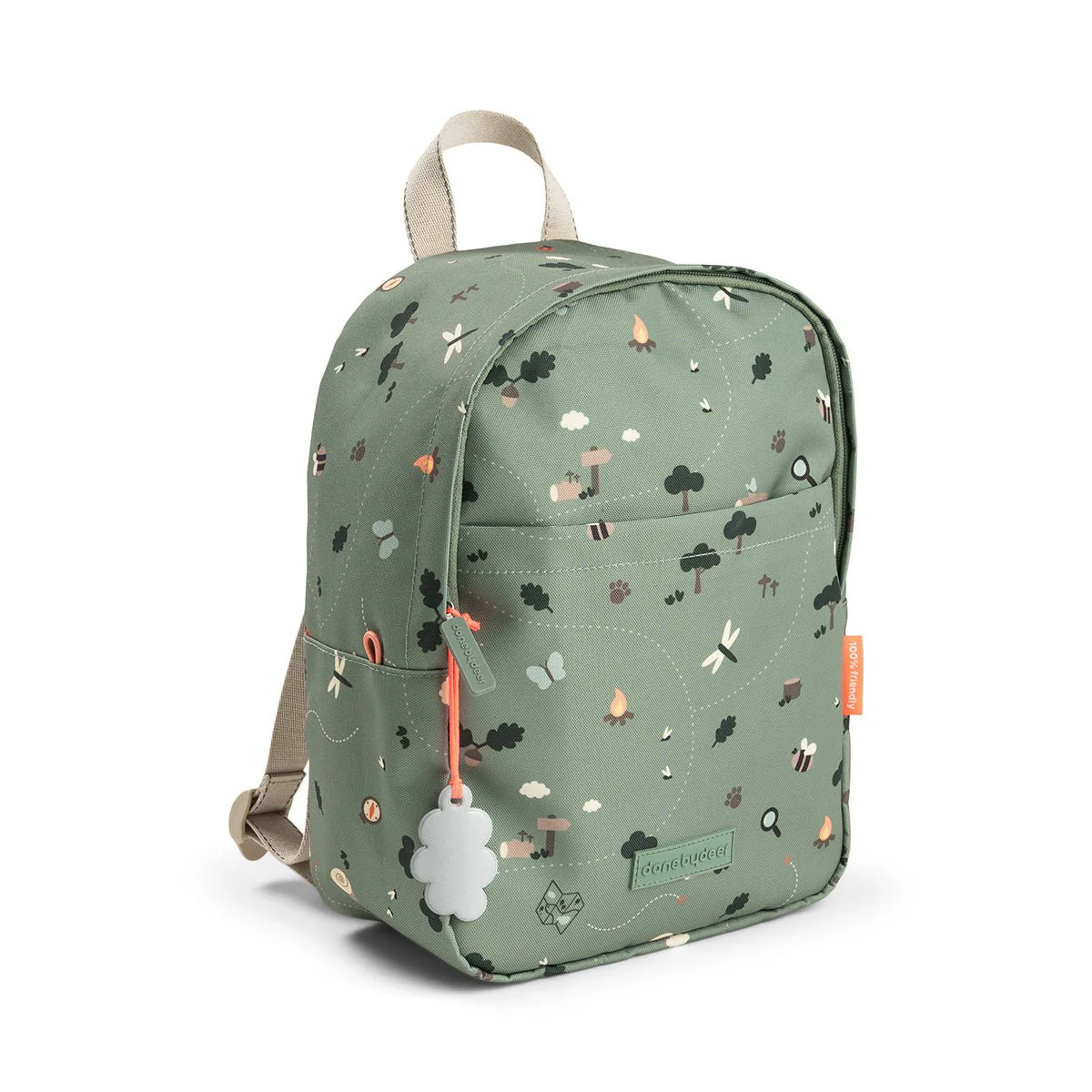 Done By Deer Rugtas Tiny Trails Green 7,5 liter