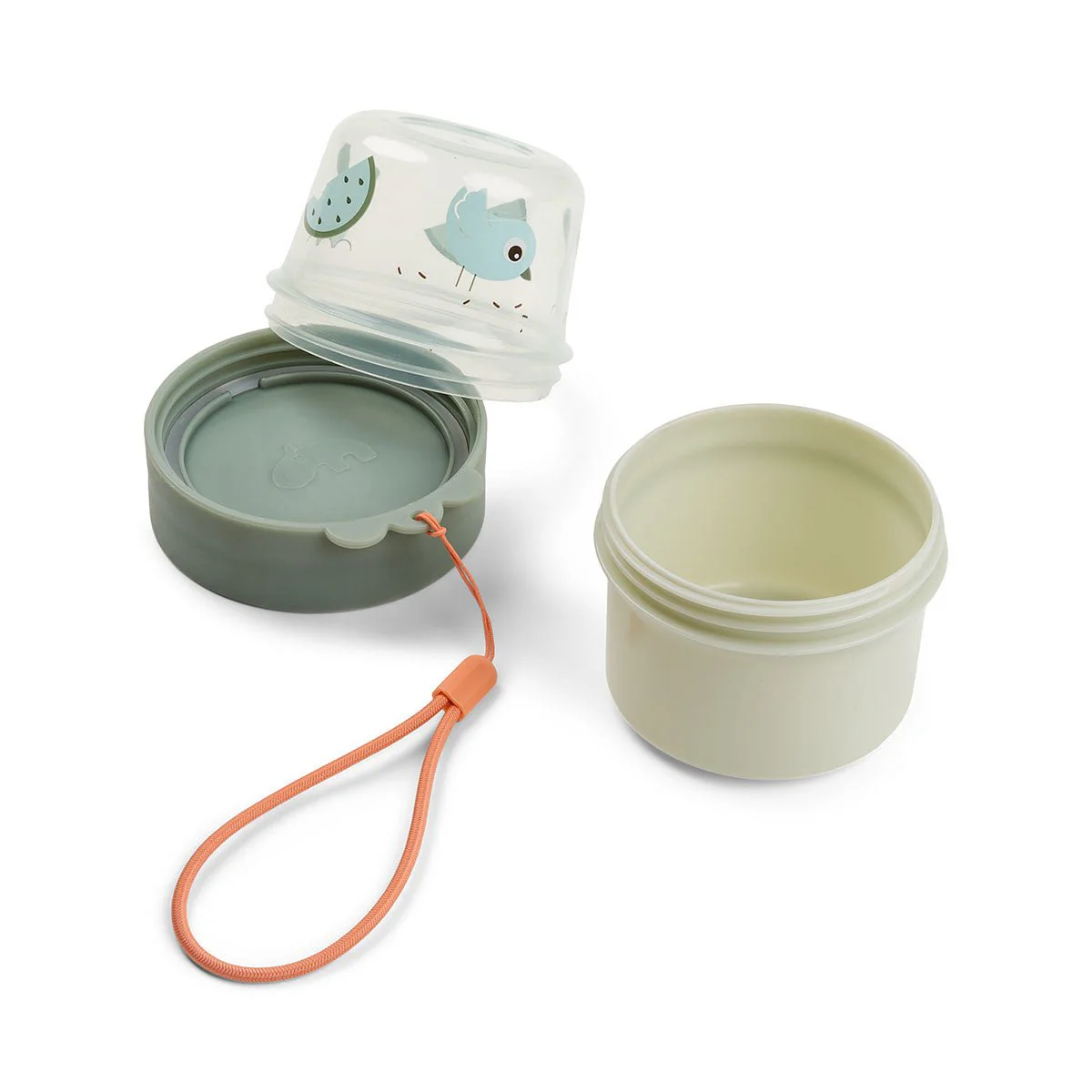 Done by Deer Snackbakje S Birdee Green 150ml - Image 2