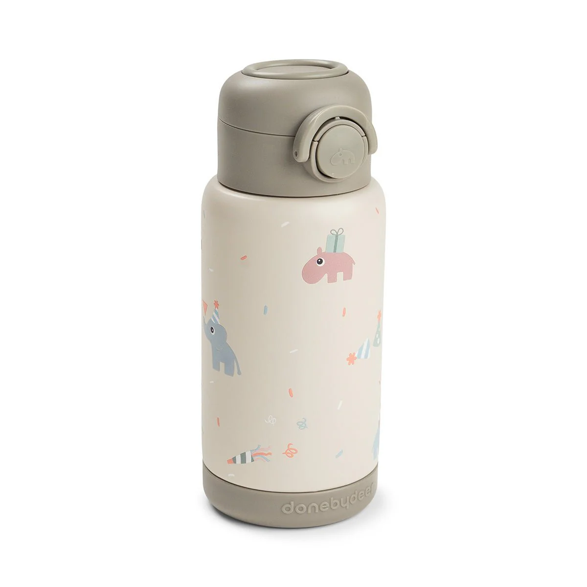 Done by Deer Thermos Rietjesfles Celebration Sand 340ml