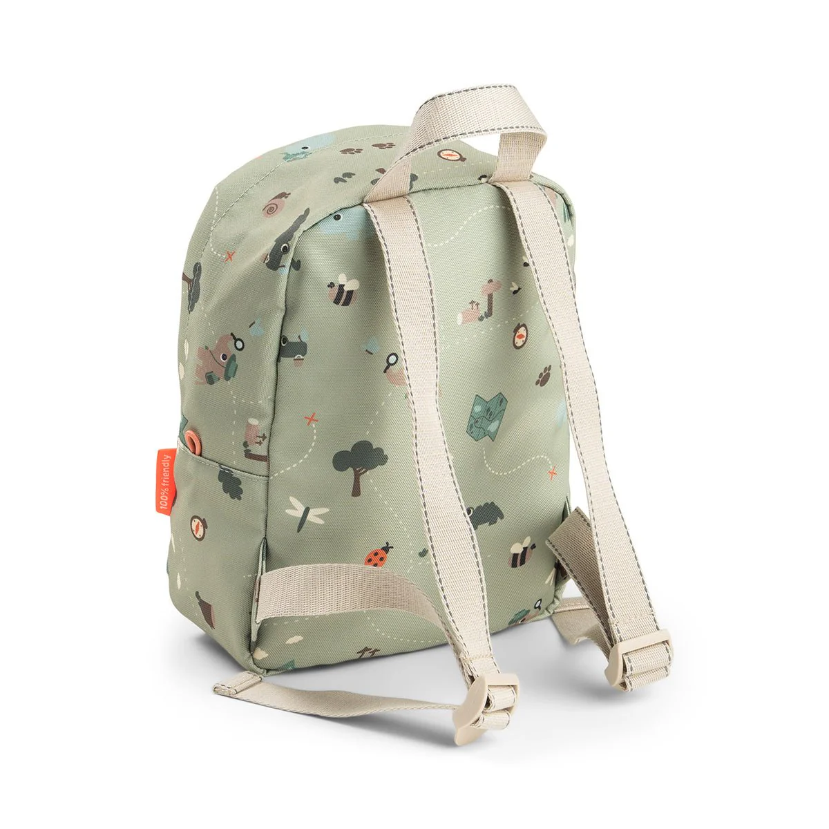 Done By Deer Tiny Rugzak Tiny Trails Green 4L - Image 2