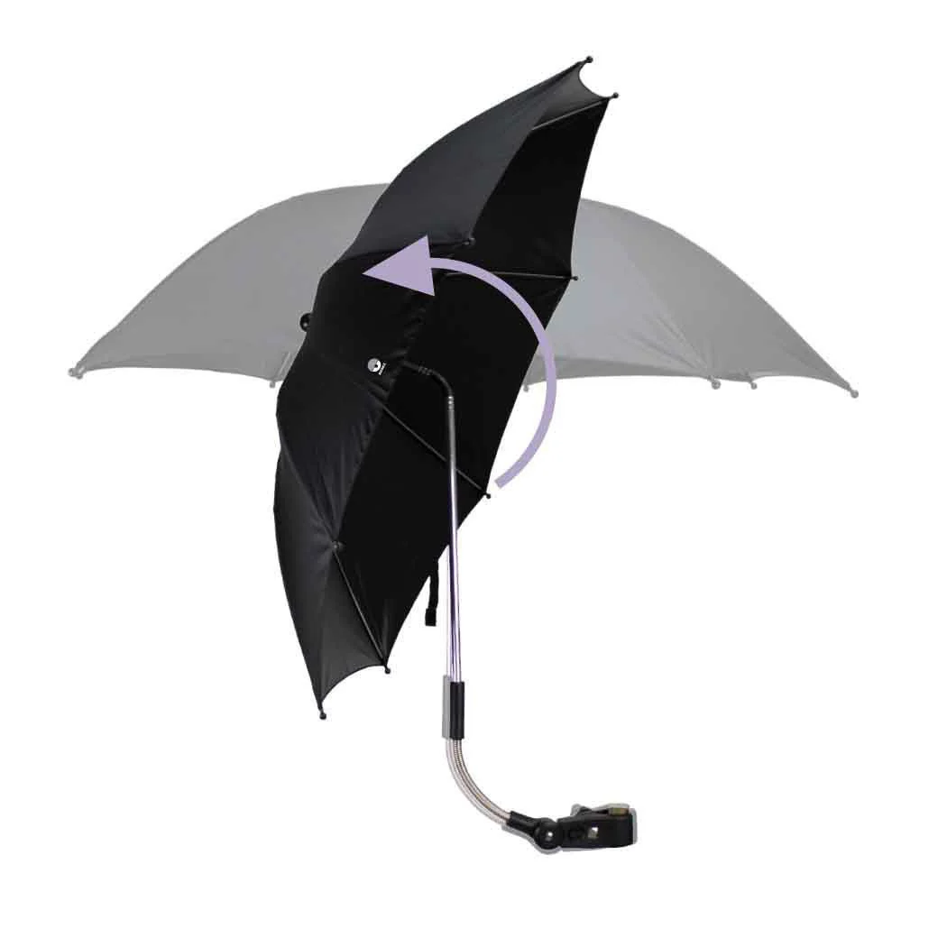 Dooky Parasol Leaves Uv 50+ Black - Image 7