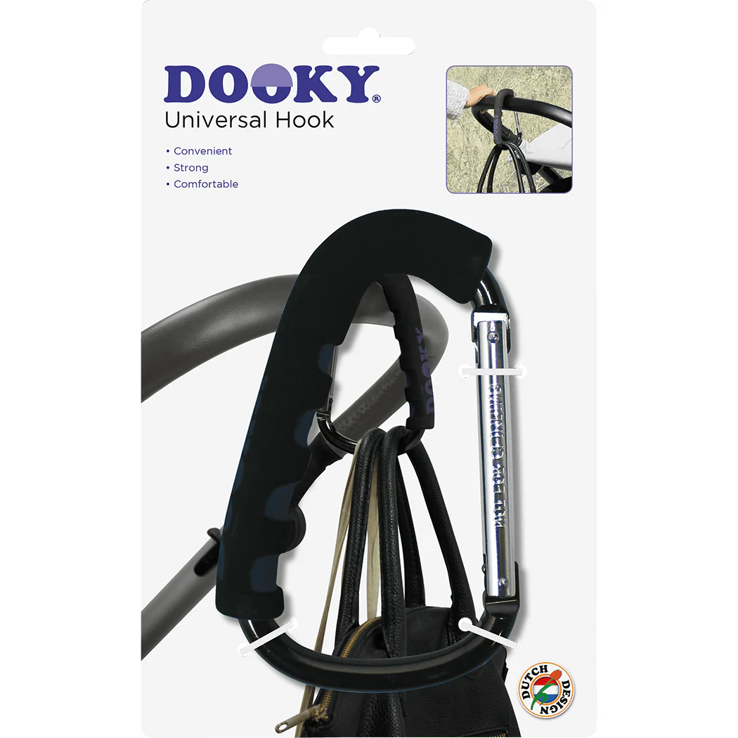 Dooky Tassenhaak Voor Kinderwagen Zwart - Image 6
