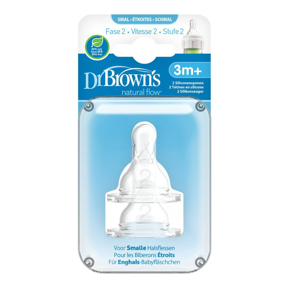 Dr. Brown's Speen fase 2standaardfles 3m+ 2st - Image 3