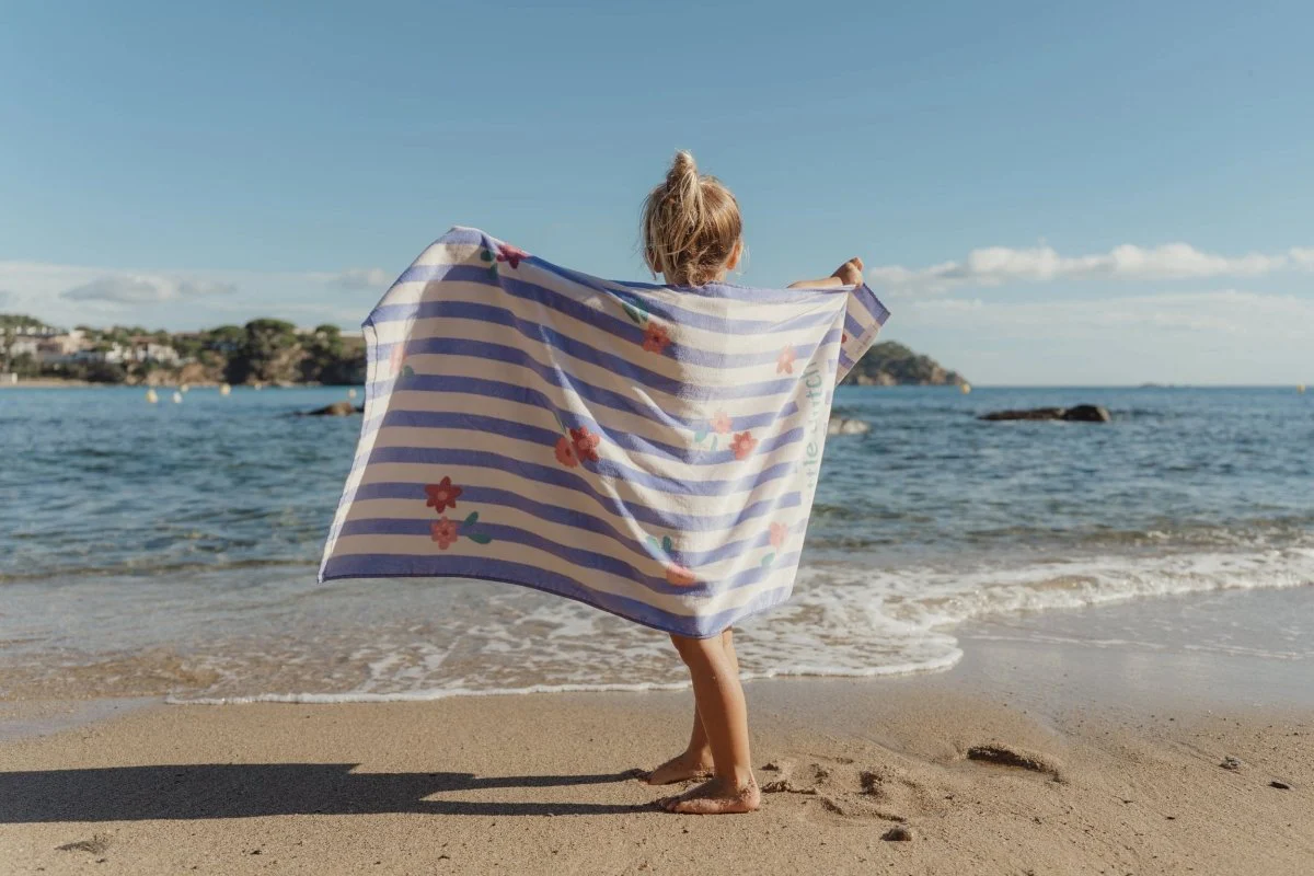Dreamy Purple Stripe Handdoek - Image 9