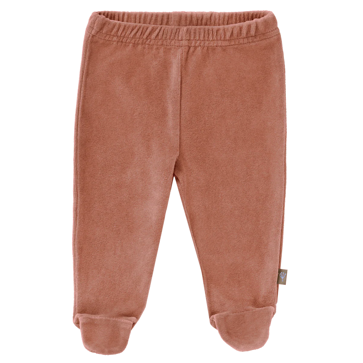 Fresk Baby Broekje Velours Met Voet Ash Rose